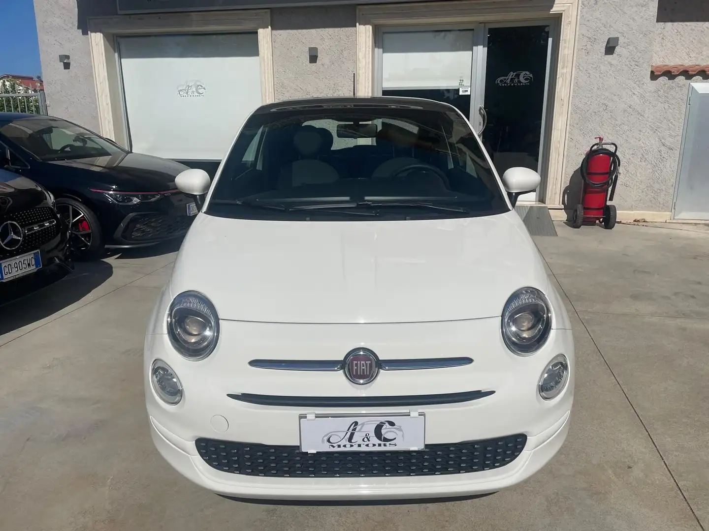 Fiat 500 1.0 Hybrid Dolcevita Weiß - 2