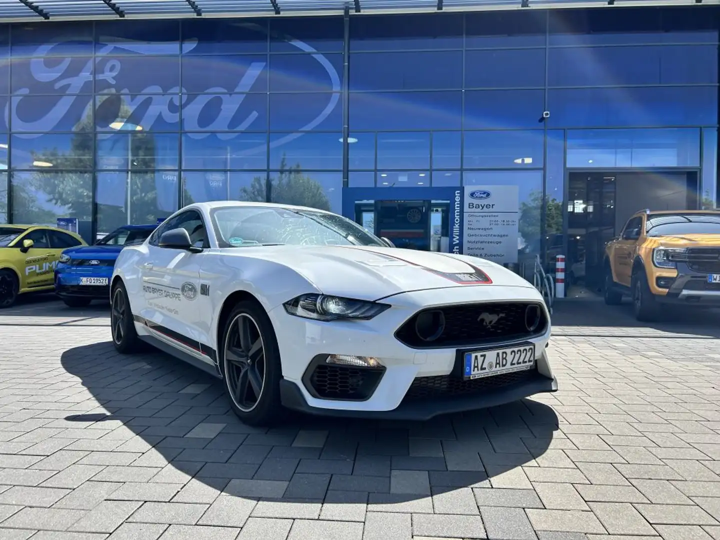 Ford Mustang Fastback 5.0 Ti-VCT V8 MACH1 Weiß - 1