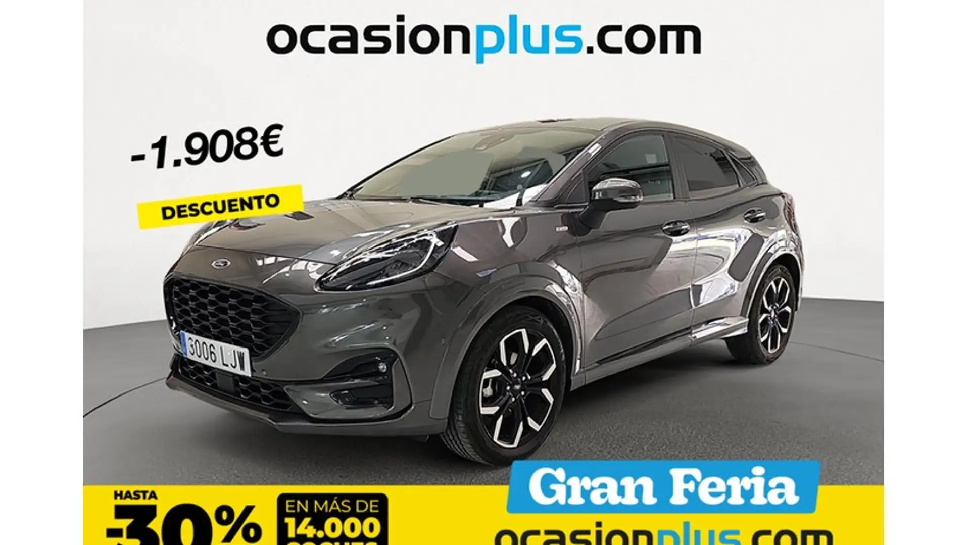 Ford Puma 1.0 EcoBoost MHEV ST-Line X 155 Gris - 1