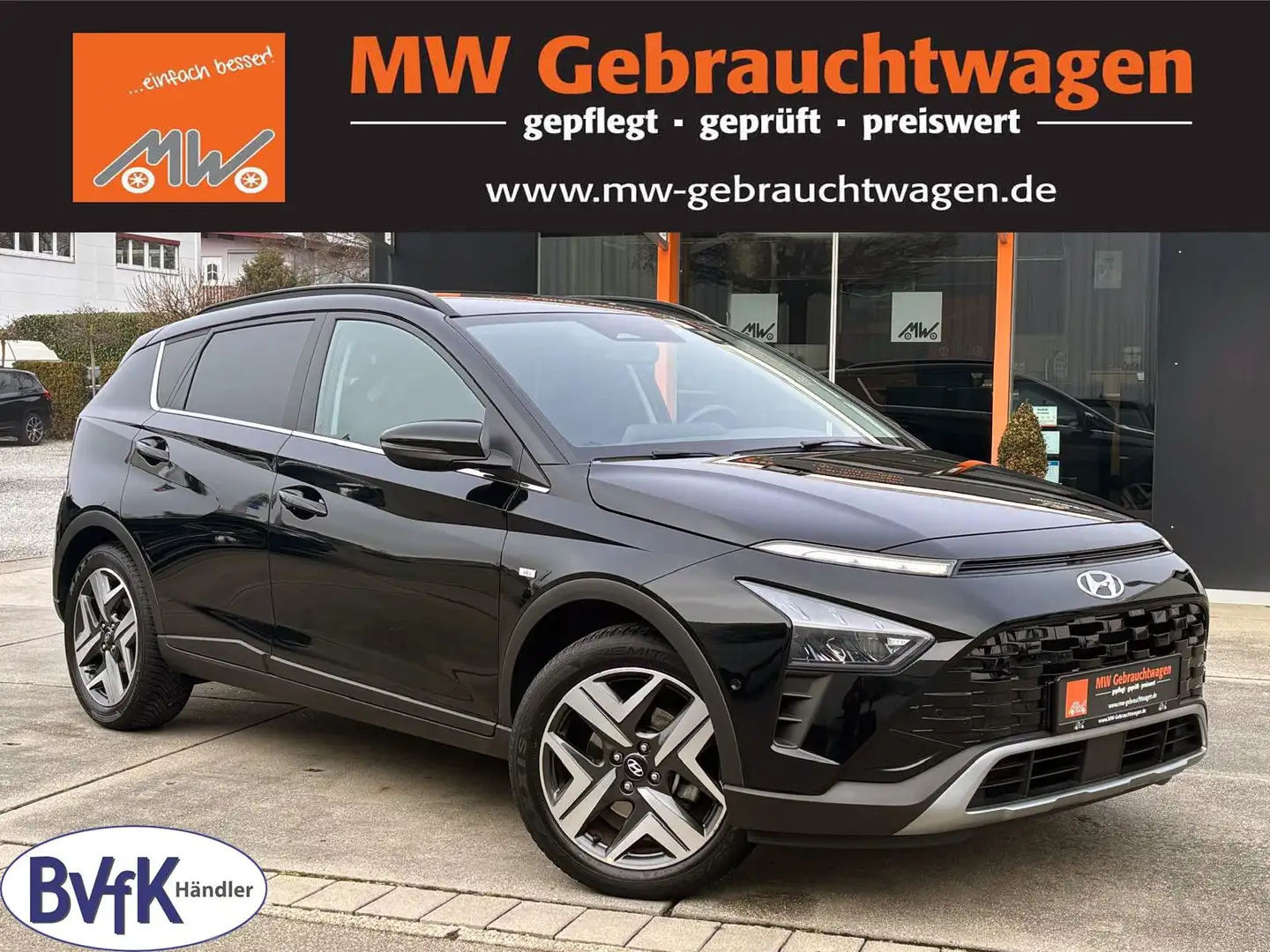 Hyundai BAYON Bayon Prime 1.0TGDI Aut. 2WD LED ACC KAM SHZ NAV Schwarz - 1