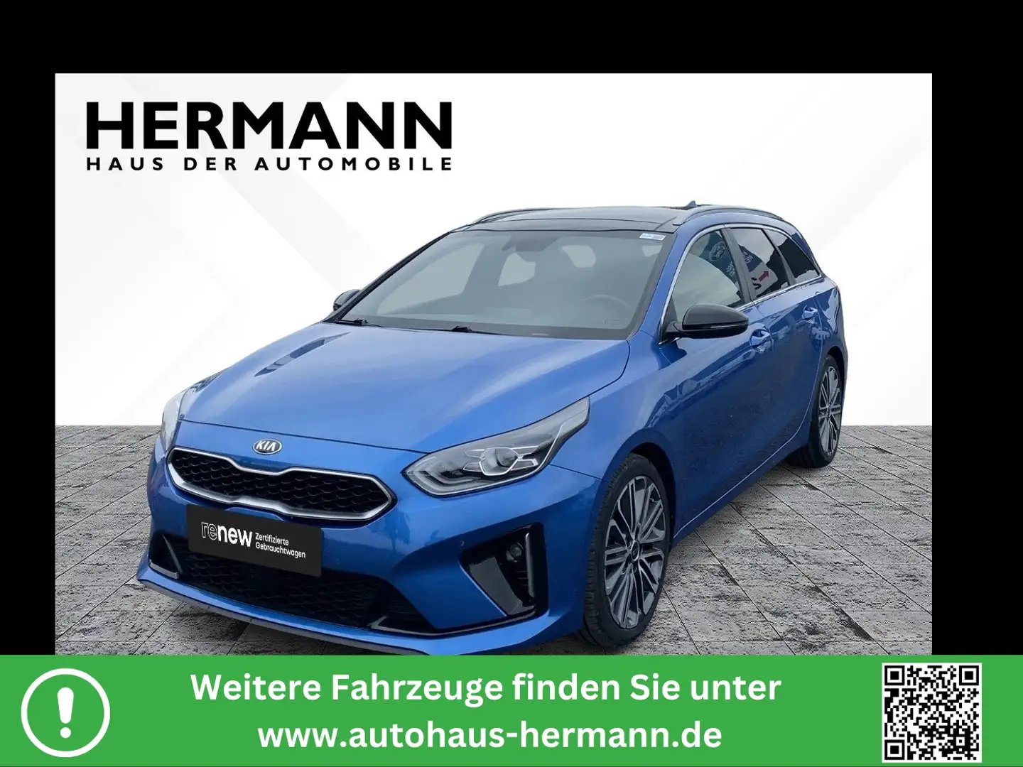 Kia Ceed SW / cee'd SW Ceed Sportswagon 1.4 T-GDI GT Line AHK*LED*NAVI Blau - 1
