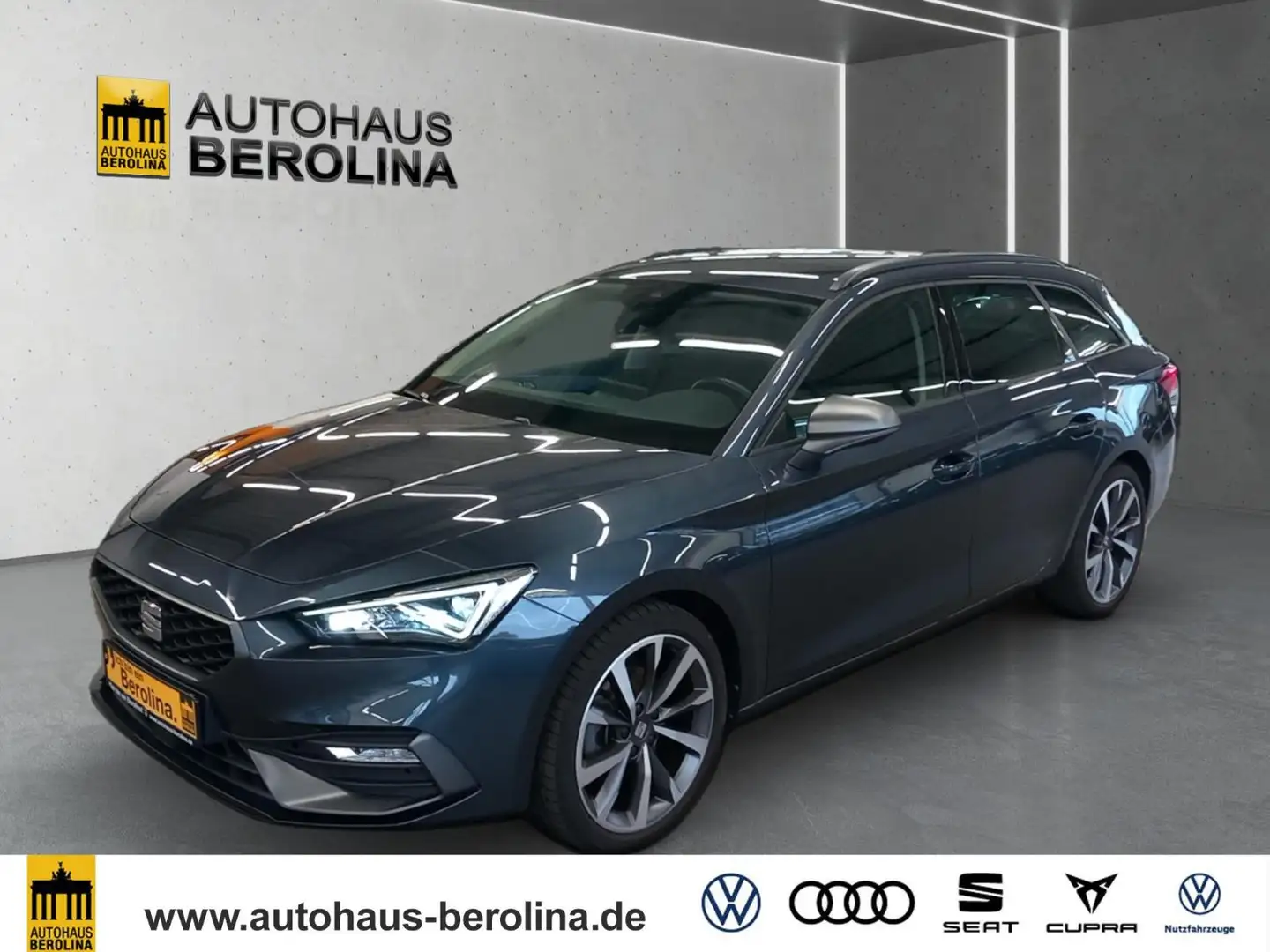 SEAT Leon ST 1.5 eTSI FR DSG *ACC*NAV+*LED*R-CAM*SHZ* Grijs - 2