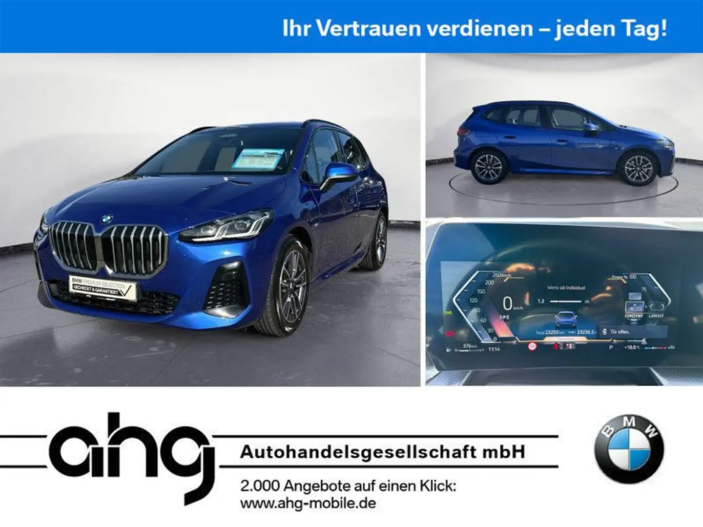 BMW 218 M Sportpaket Navi Aktive Gesc Blau - 1