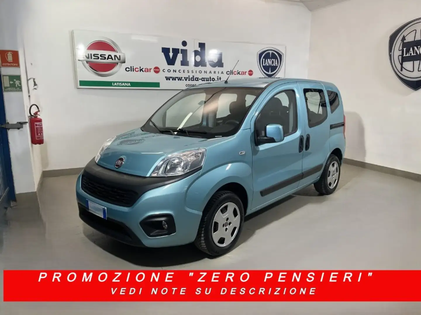 Fiat Qubo 1.4 8V 77 CV Lounge OK NEOPATENTATI Blu/Azzurro - 1