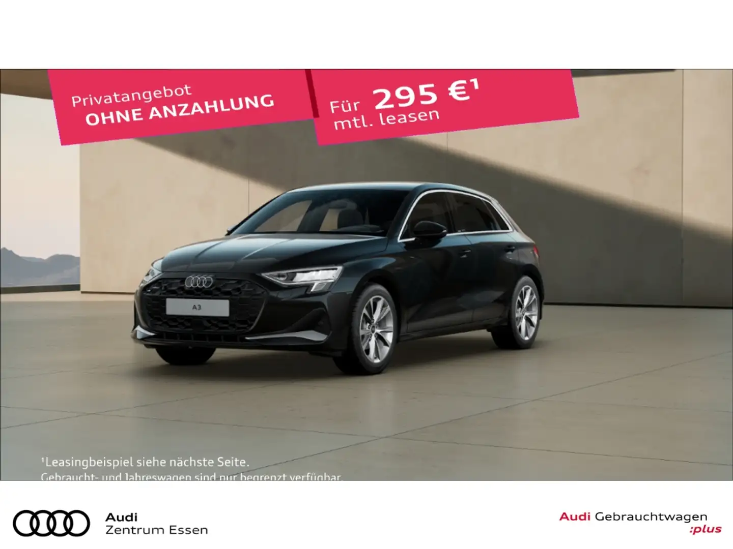 Audi A3 Sportback 35 TDI Advanced Schwarz - 1
