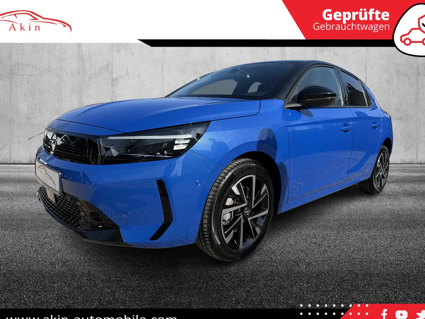 Opel Corsa GS LED Leder SportP. Info Paket Blu/Azzurro - 1