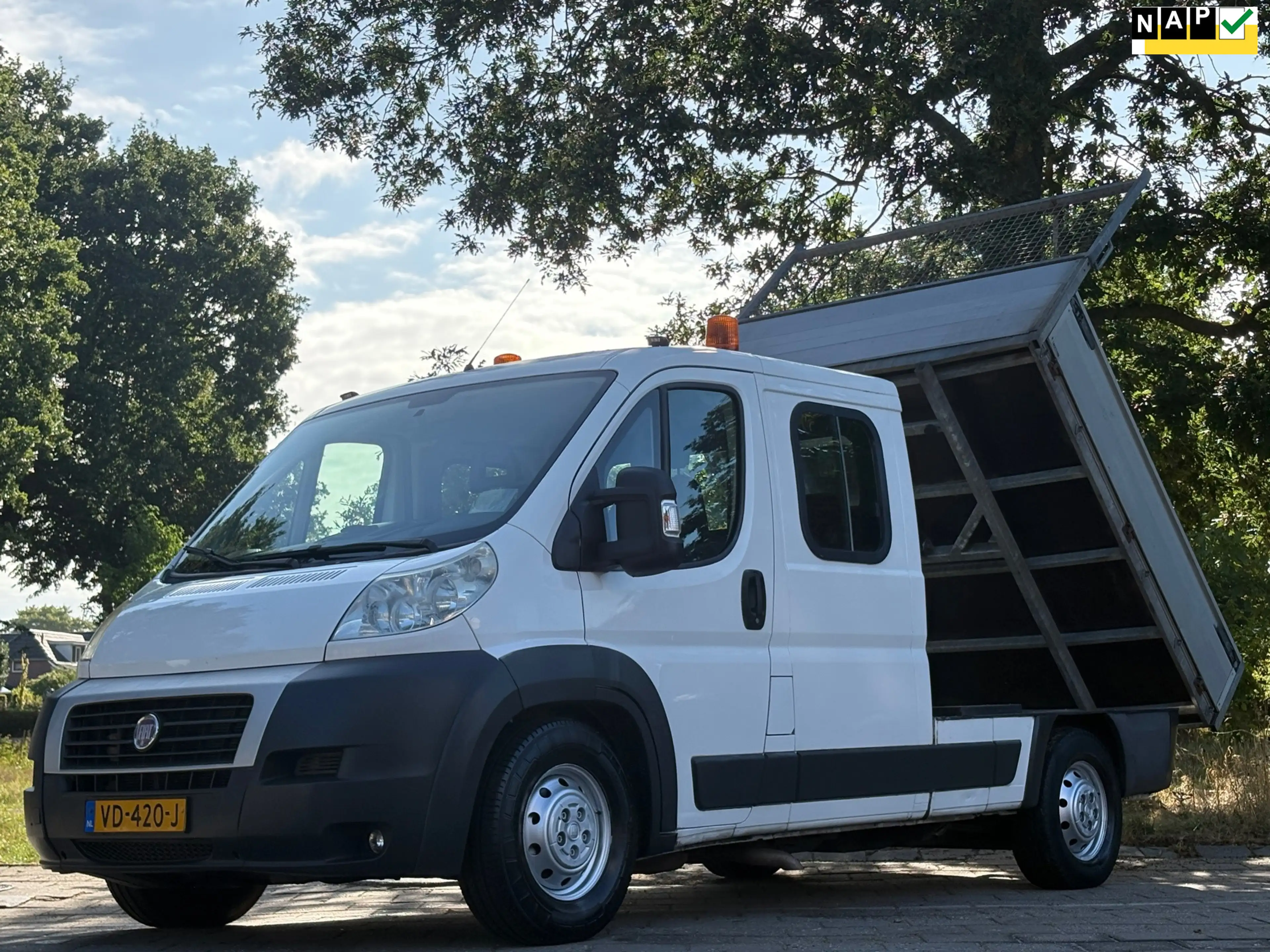 Fiat Ducato FIAT |Kipper|kieper|CNG|NAP|airco|5 zitplaatsen|bl