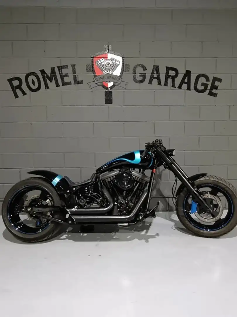 Harley-Davidson Custom Bike Drag Style Hardcore Chasis S&S Engine Negro - 1