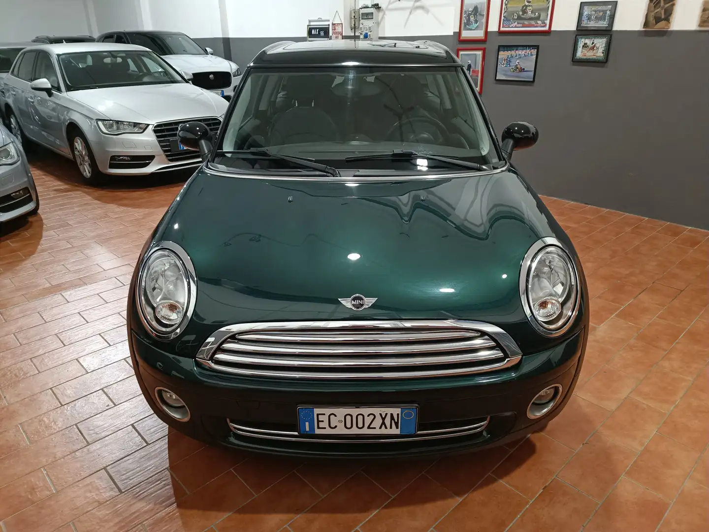 MINI Cooper Clubman 1.6 122cv NEOPATENTATI tetto apribile/pelle/clima Verde - 2