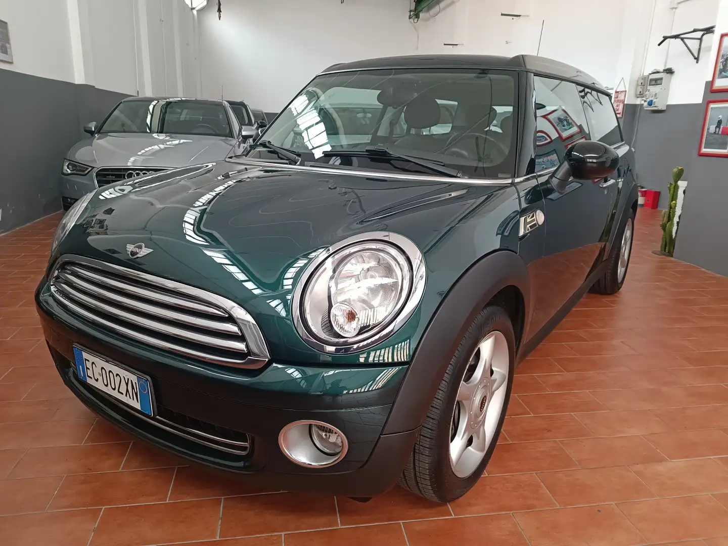 MINI Cooper Clubman 1.6 122cv NEOPATENTATI tetto apribile/pelle/clima Verde - 1