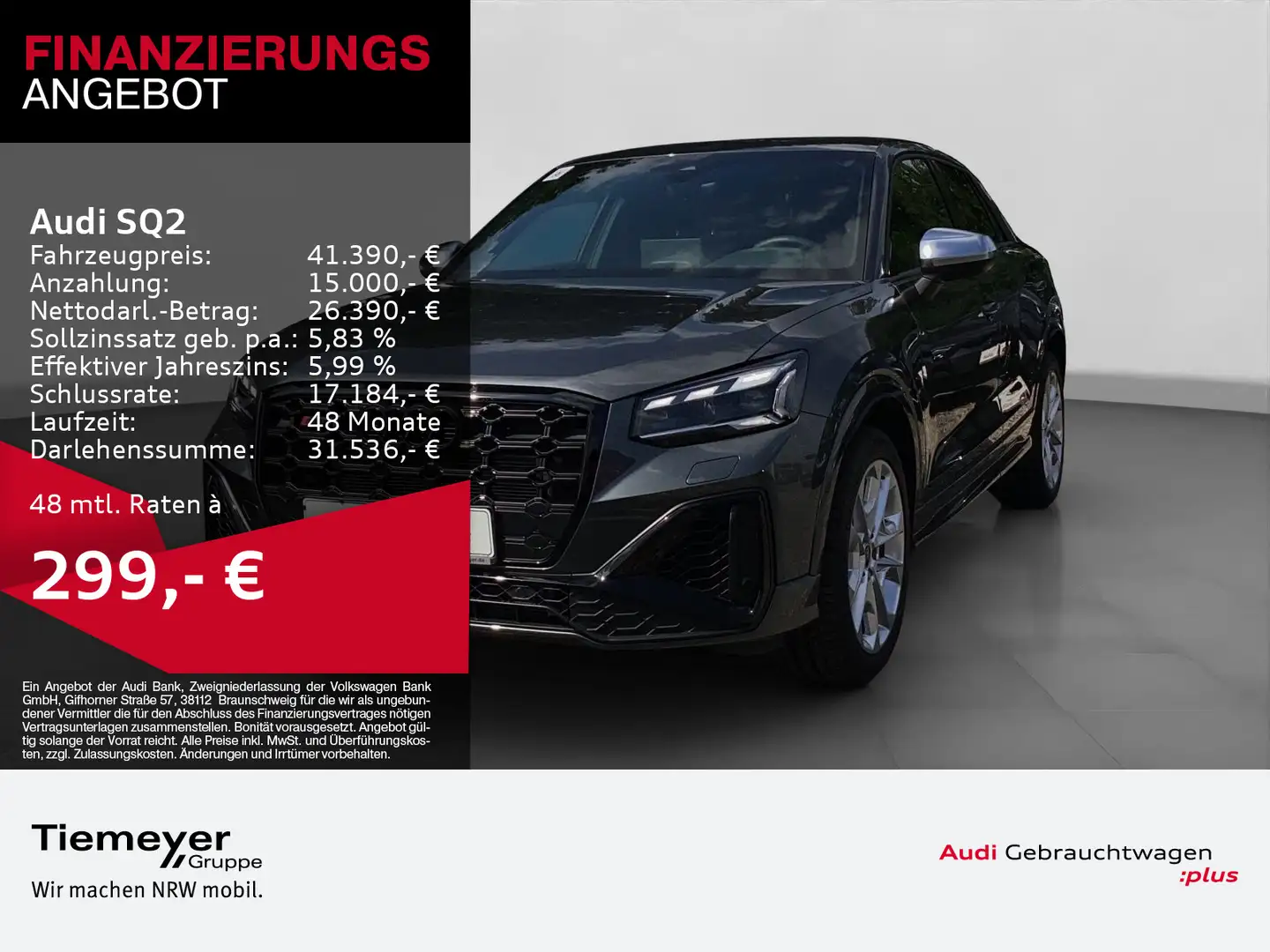 Audi SQ2 TFSI Q OPTIK-PKT MATRIX NAVI+ SITZH Gris - 1