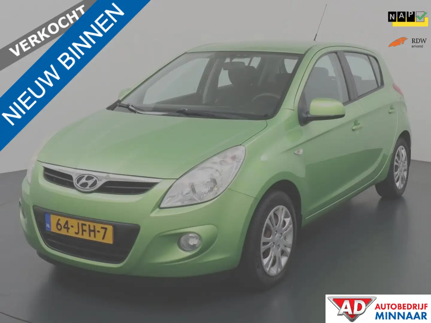 Hyundai i20 1.4i Dynamic VERKOCHT Zöld - 1