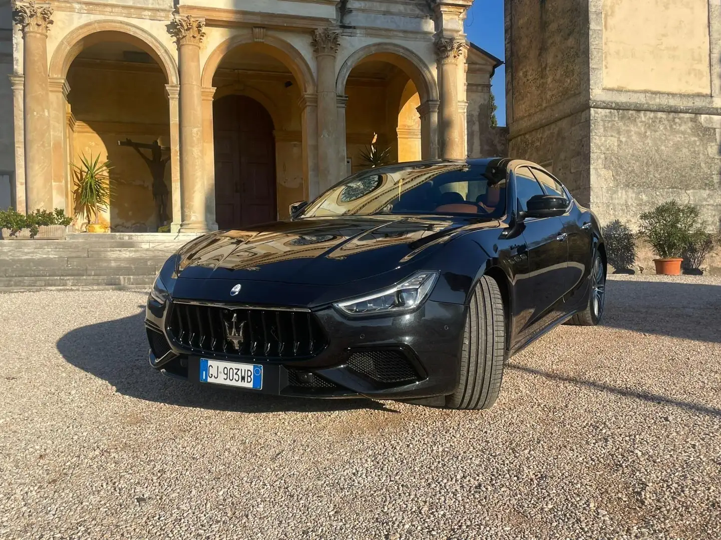 Maserati Ghibli Ghibli 3.0 V6 bt 350cv auto Nero - 2