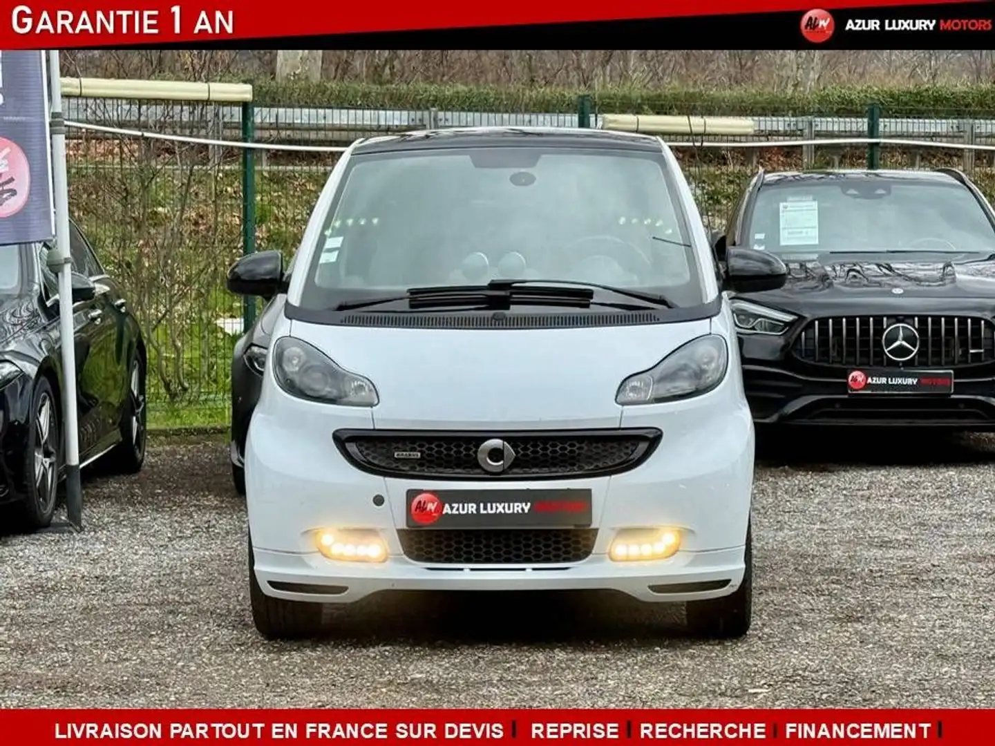 smart forTwo II 102ch Turbo Xclusive Softouch Blanc - 2