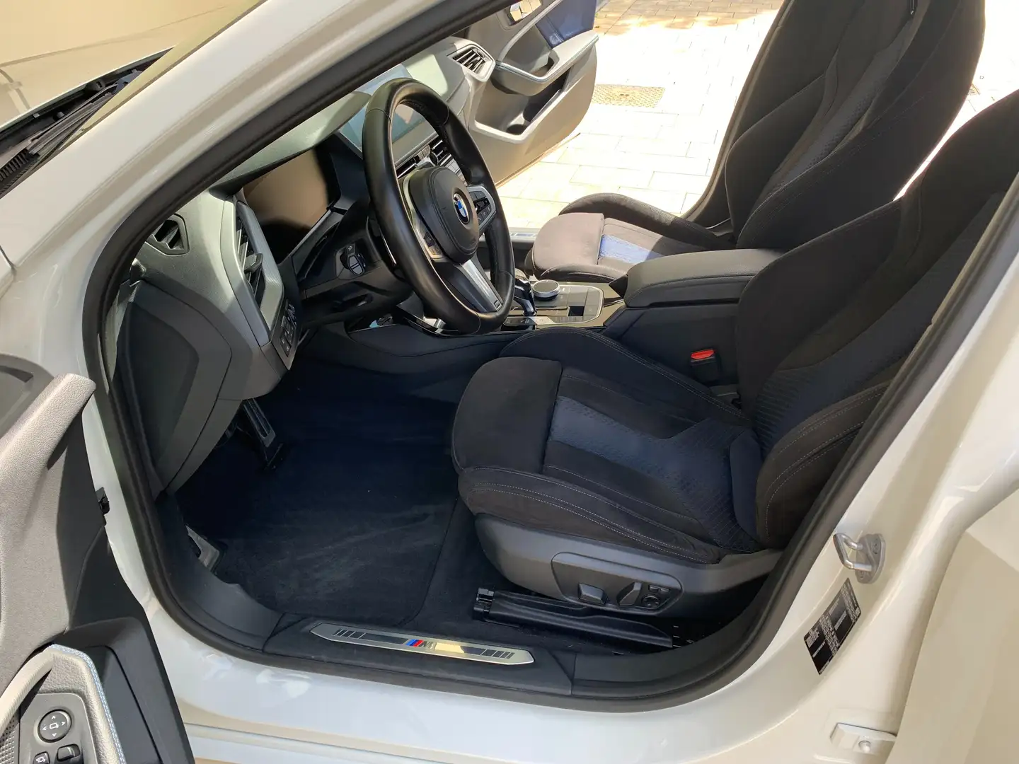 BMW 118 118d Msport auto Bianco - 1