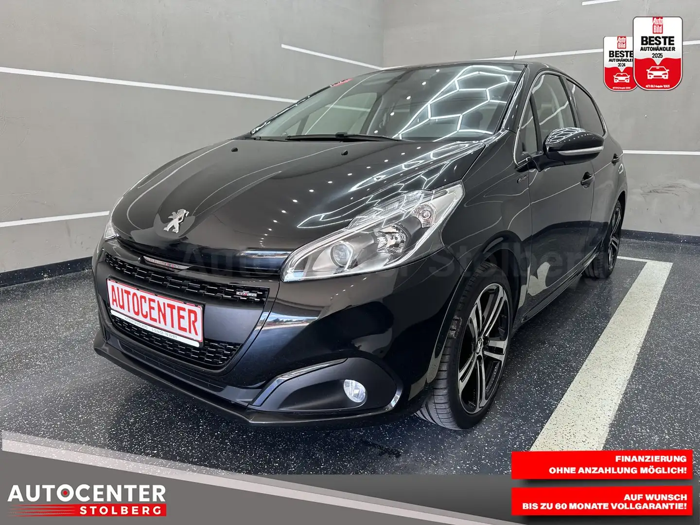 Peugeot 208 Allure " TEILLEDER-MULTI-AUTO-CAM-ALU" Schwarz - 1