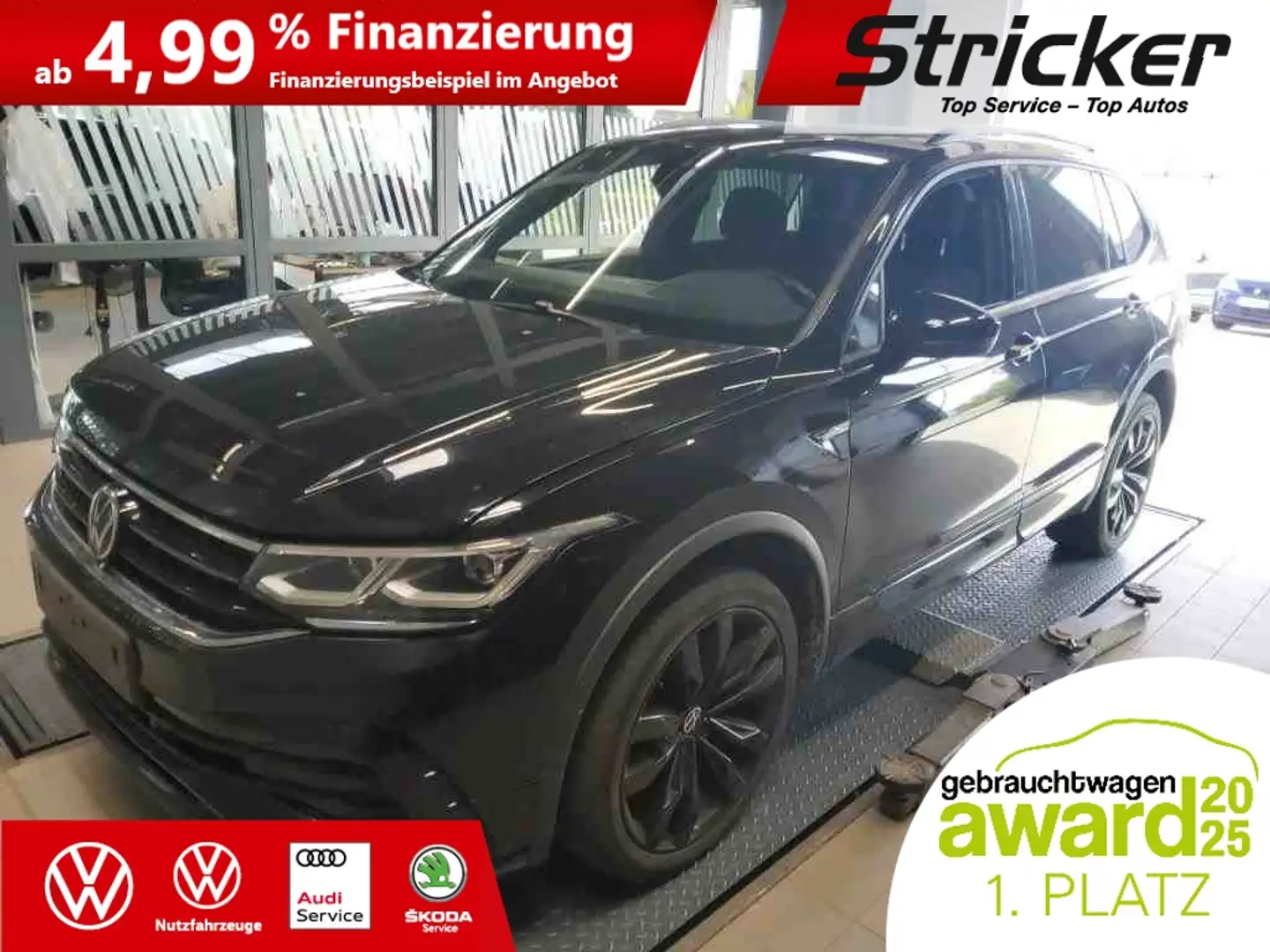 Volkswagen Tiguan Allspace R-Line Black Style 2.0TSI DSG 4M 436,-ohne Anzahl Schwarz - 2