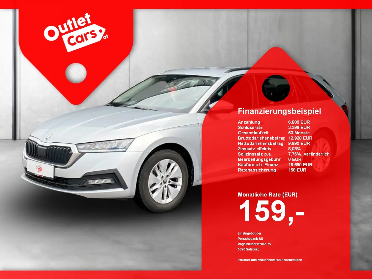 Skoda Octavia Combi 2.0 TDI Ambition LED+DIGITAL-TACHO Silber - 1