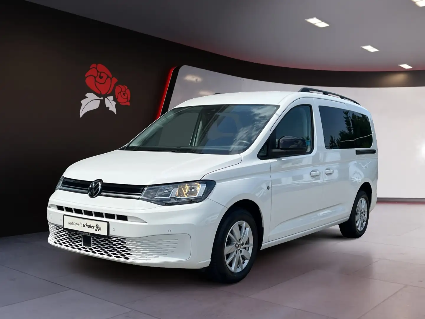 Volkswagen Caddy 1,5 TSI DSG Life AHK Navi Kamera Weiß - 2