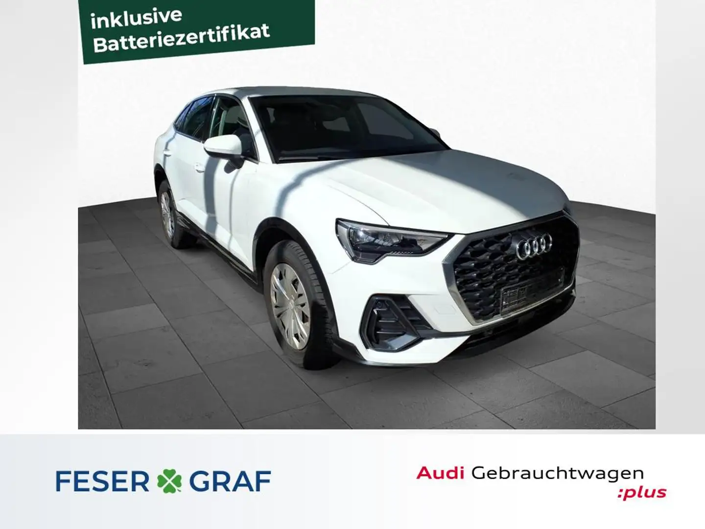 Audi Q3 Sportback 45 TFSI e S tr. Navi-LED-PDC-SHZ Blanc - 1