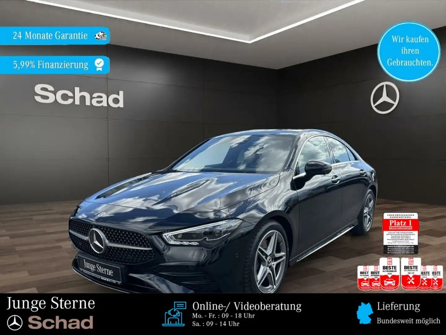 Mercedes-Benz CLA 200 CLA 200 AMG+HUD+PANO+SOUND+360+MBEAM LED+MEMORY+ Nero - 1