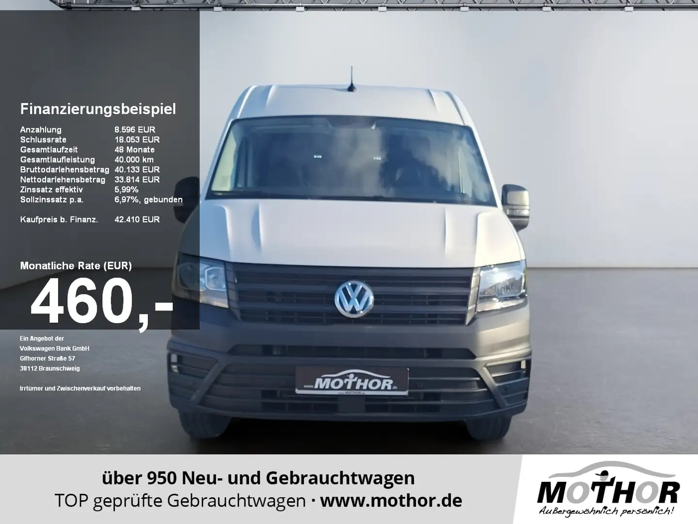Volkswagen Crafter Kasten 35 mittellang Hochdach TDI Kamera bijela - 1