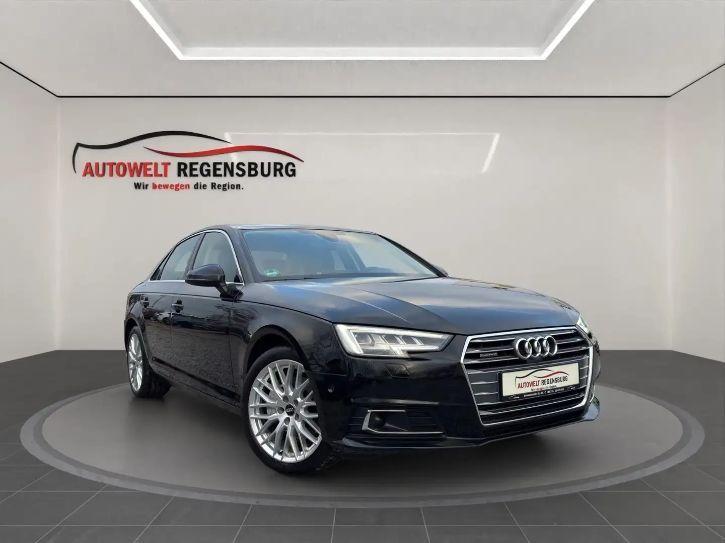 Audi A4 3.0TDI 360ACC LED VIRTUAL ALCANT Quattro UVM Negro - 1