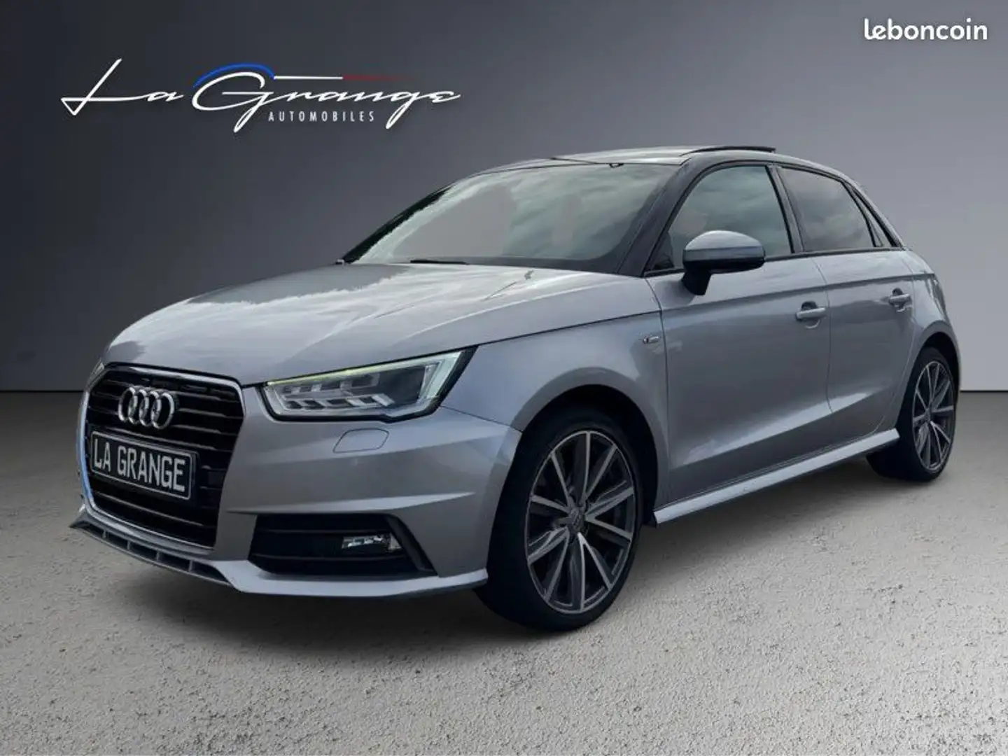 Audi A1 1.6 TDi 116cv S Line Gris - 1