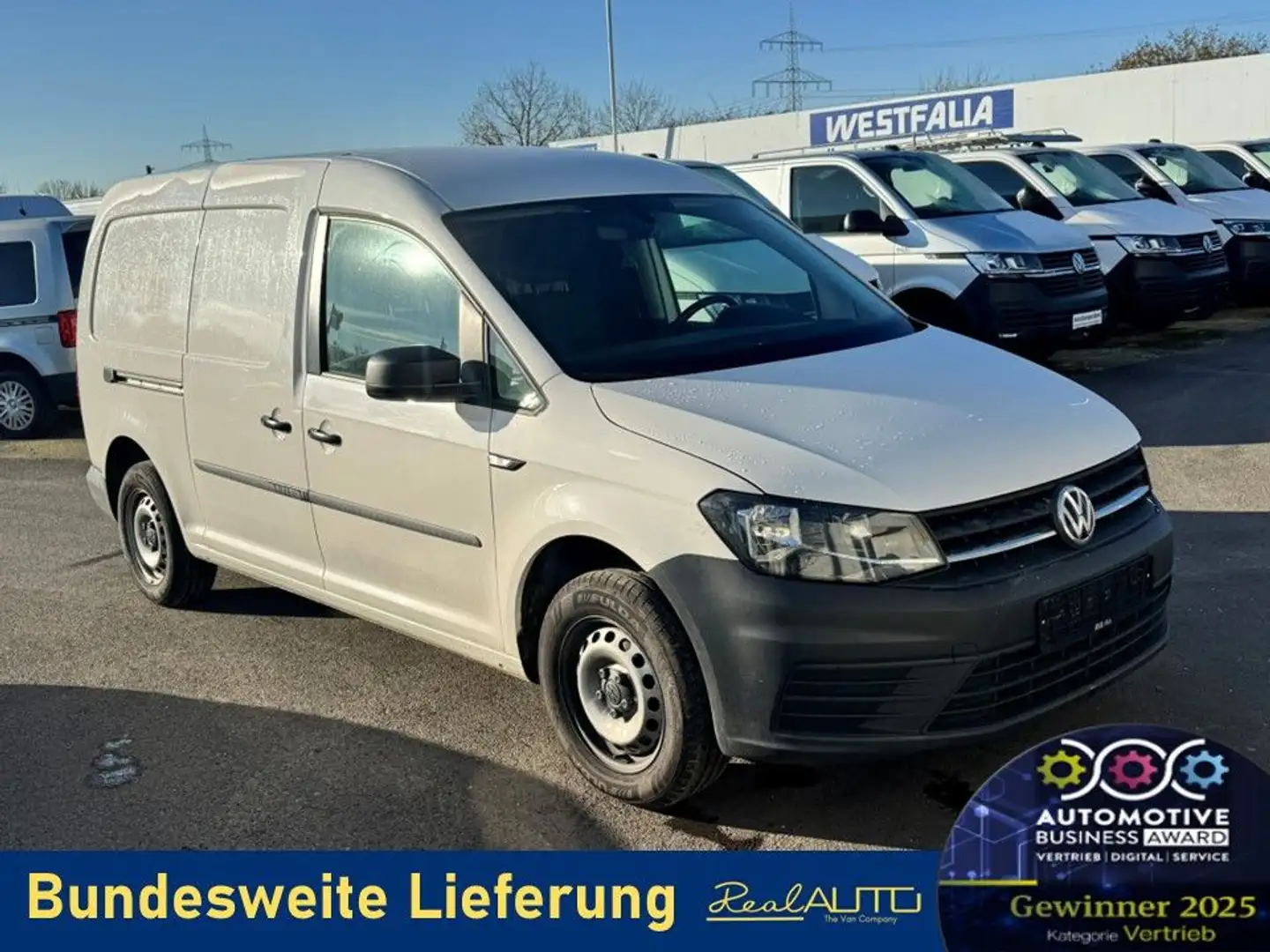 Volkswagen Caddy Maxi Kasten 2.0TDI LR ACC*NAVI*PDC*Climatr Bianco - 1