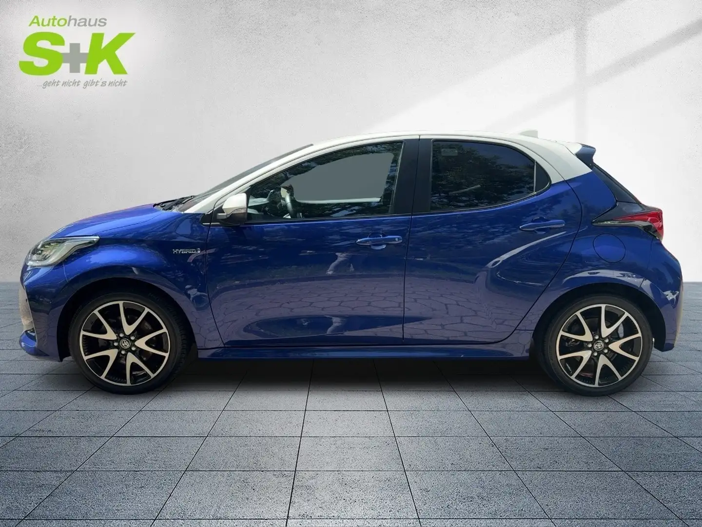 Toyota Yaris Hybrid 1,5-l-VVT-iE+R-Kamera+SHZ+Carplay+ Blau - 2