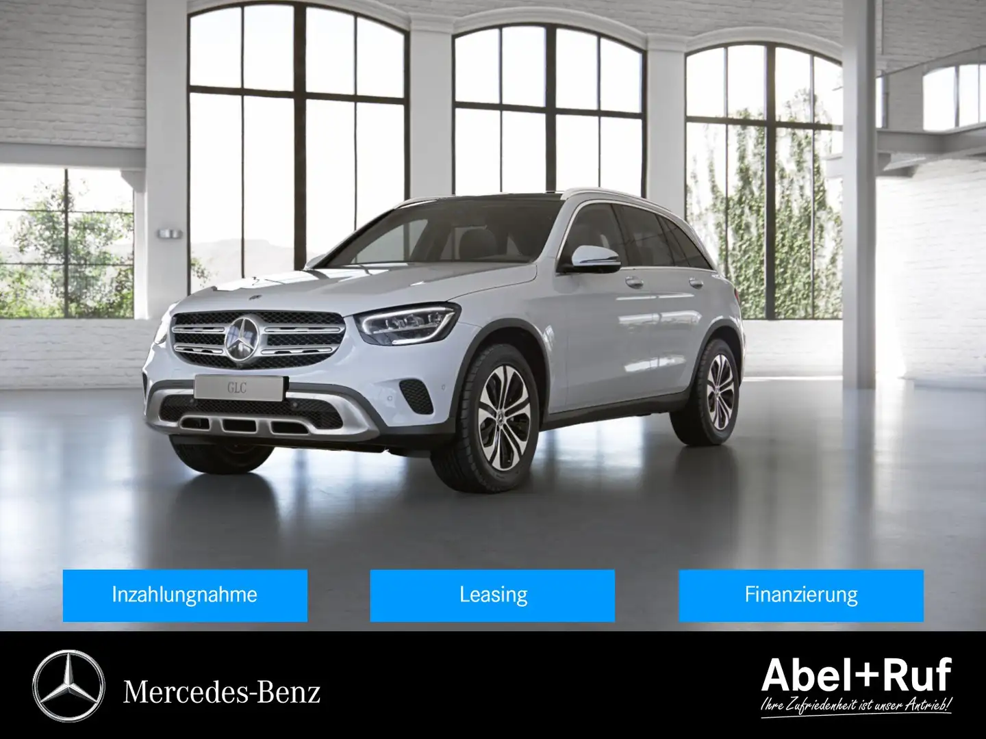 Mercedes-Benz GLC 200 4M CHROM+LED+Panorama+CarPlay+DAB+360° Weiß - 1