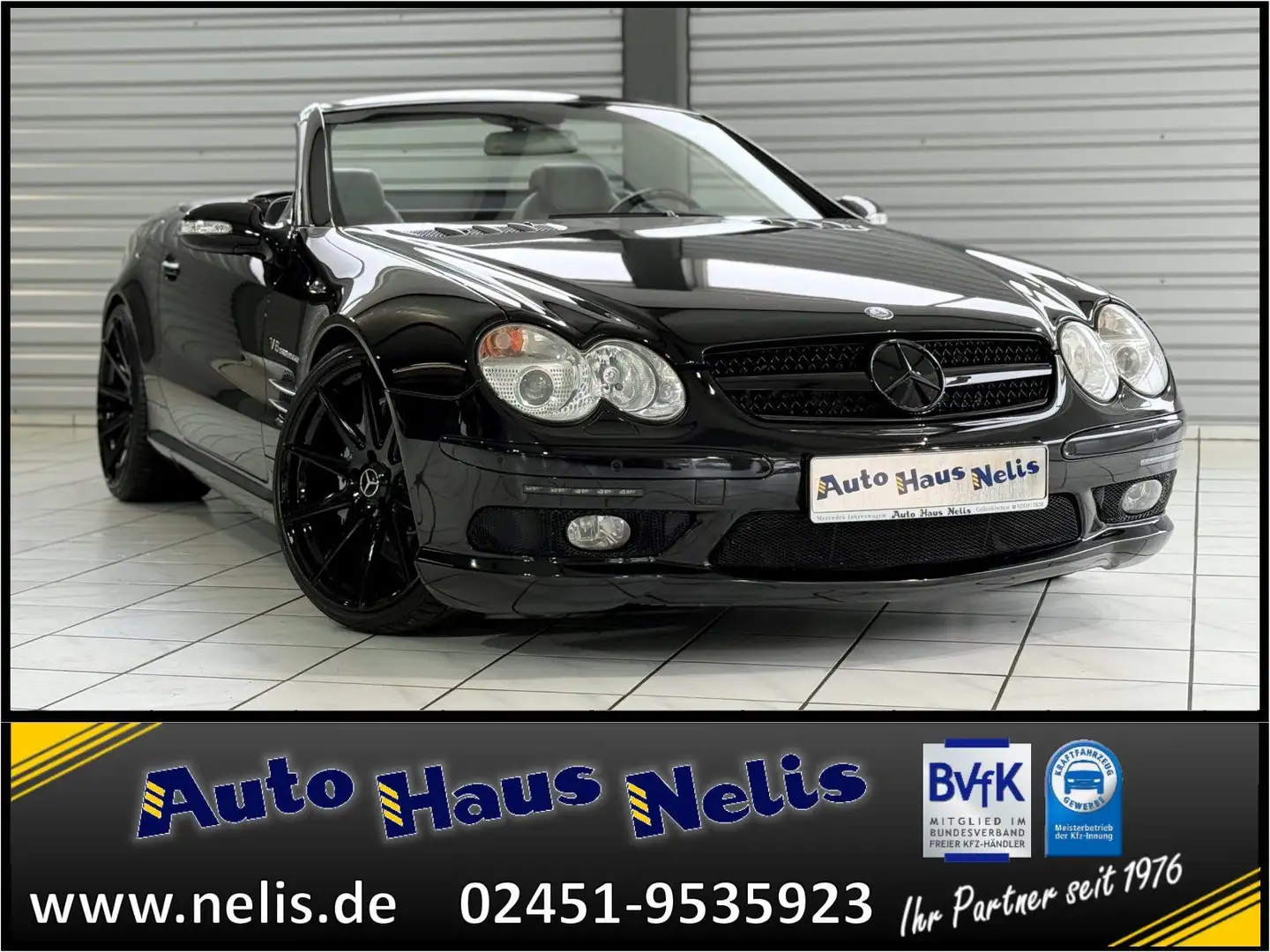 Mercedes-Benz SL 55 AMG Kompressor Leder Keyless Navi Memory S Noir - 1