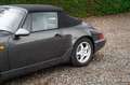 Porsche 964 Carrera 2 Cabriolet |BRD|2.Hd.|19xService PZ Gris - thumbnail 35