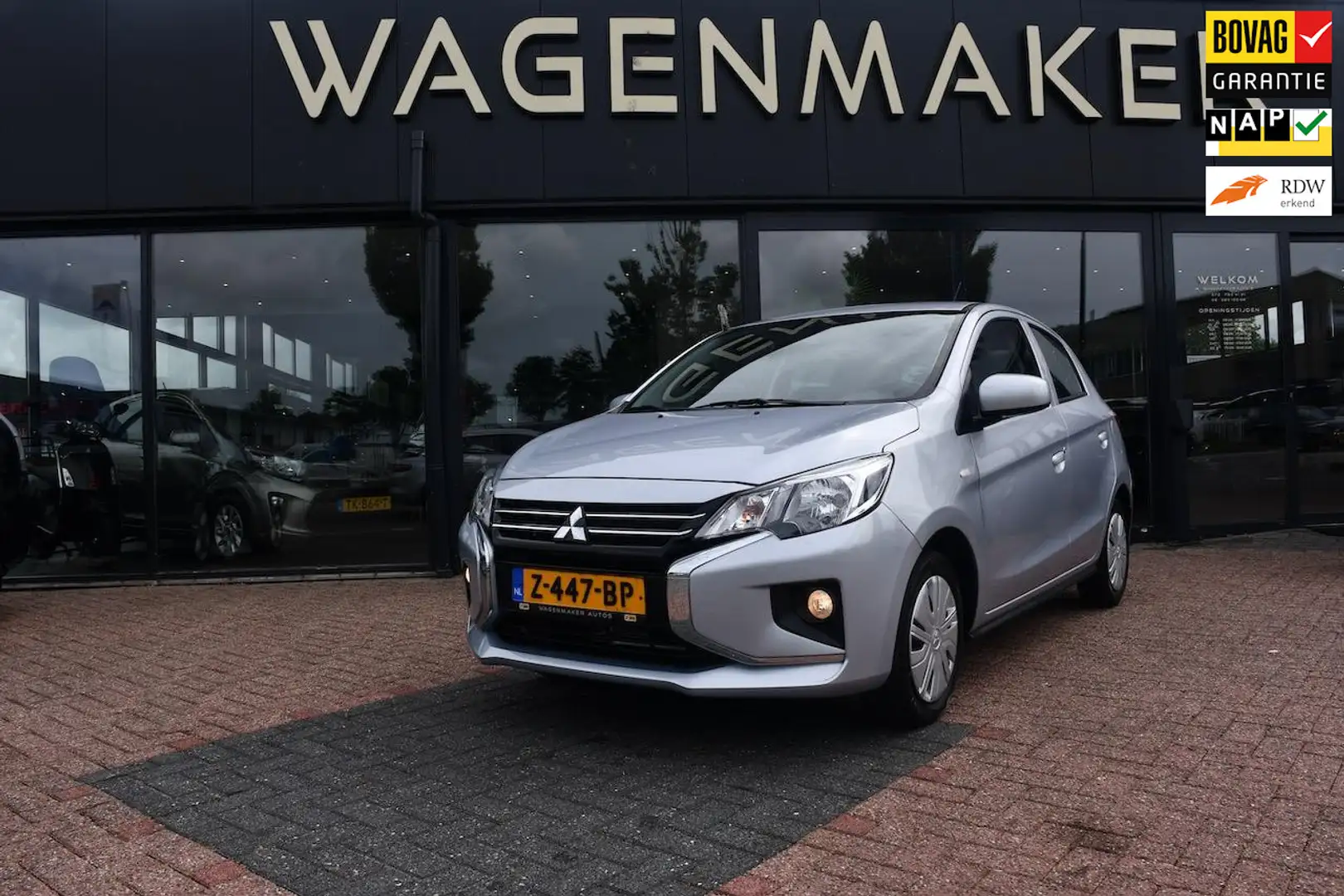 Mitsubishi Space Star 1.2 Connect+ Airco|Apple/Android Carplay Gris - 1