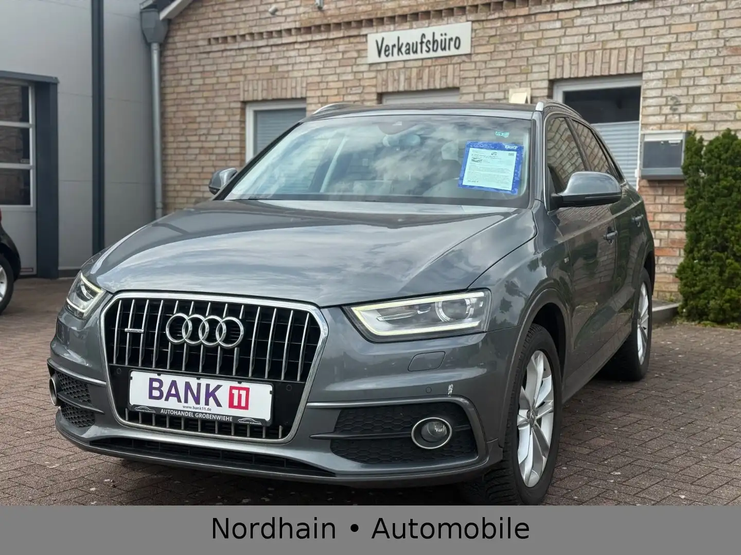 Audi Q3 2.0 TDI Quattro*S-line*LED*NAVI*SHZ*TEMPO*ALO Gris - 2