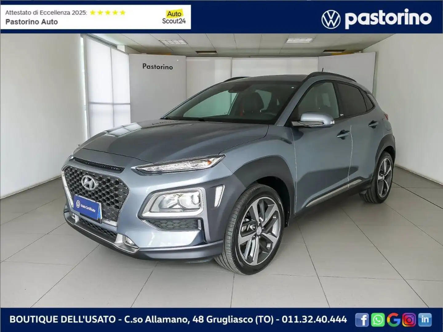 Hyundai KONA 1.0 T-GDI  XPOSSIBLE 120CV Grigio - 1