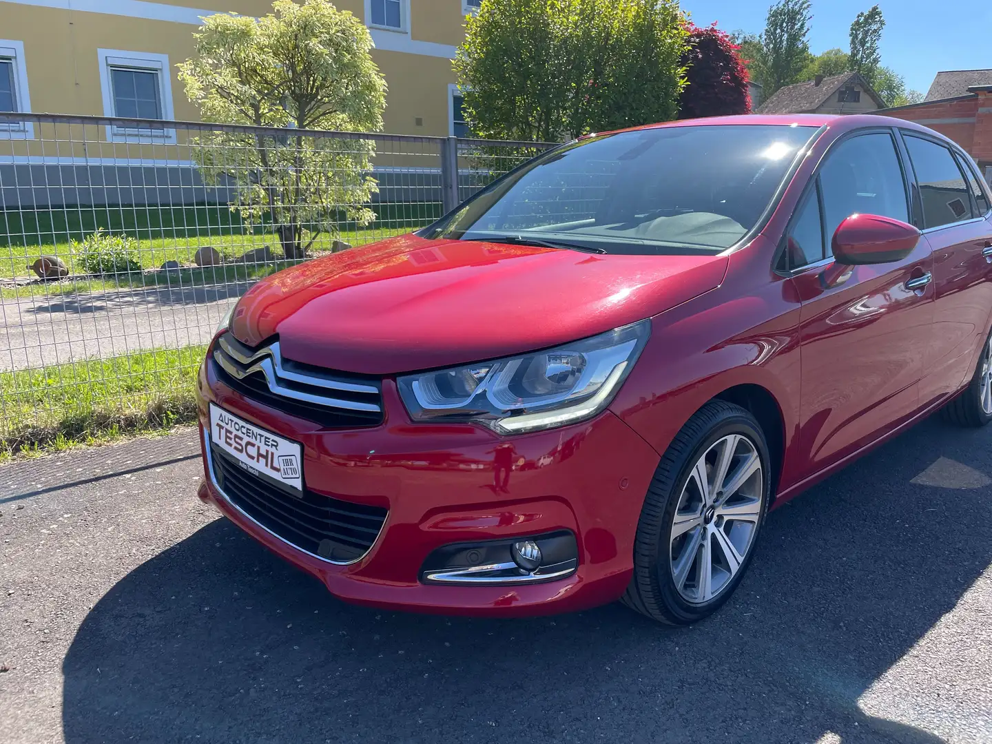 Citroen C4 **1.Besitz**80.000KM** Rot - 1