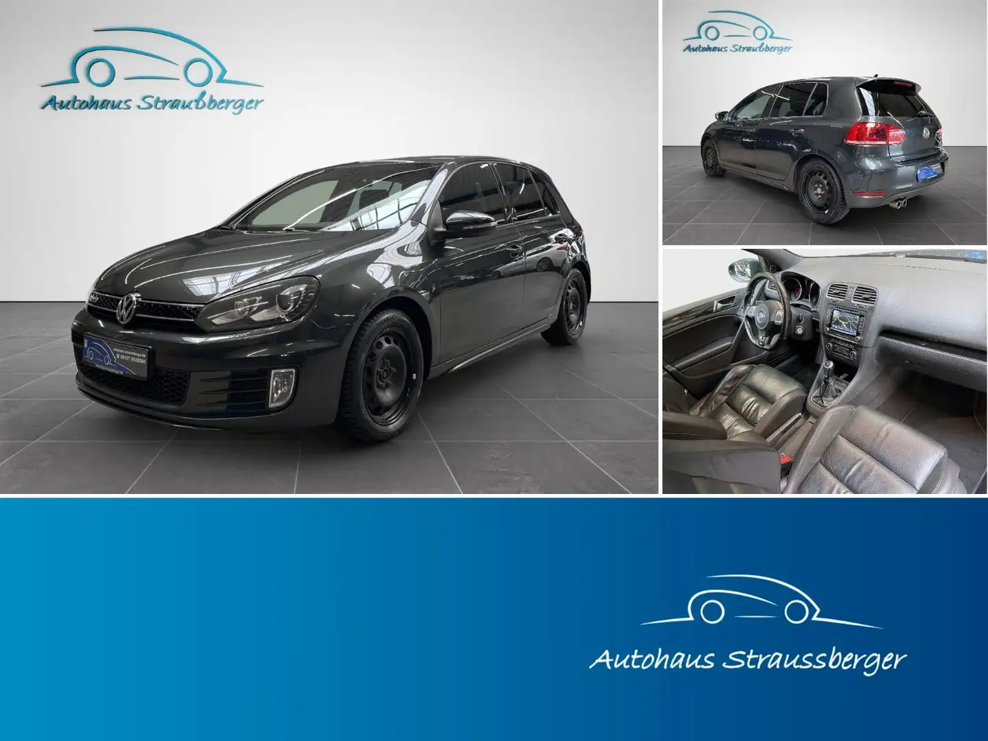 Volkswagen Golf VI GTD *Klimatronic *Leder *Keyless Gri - 1