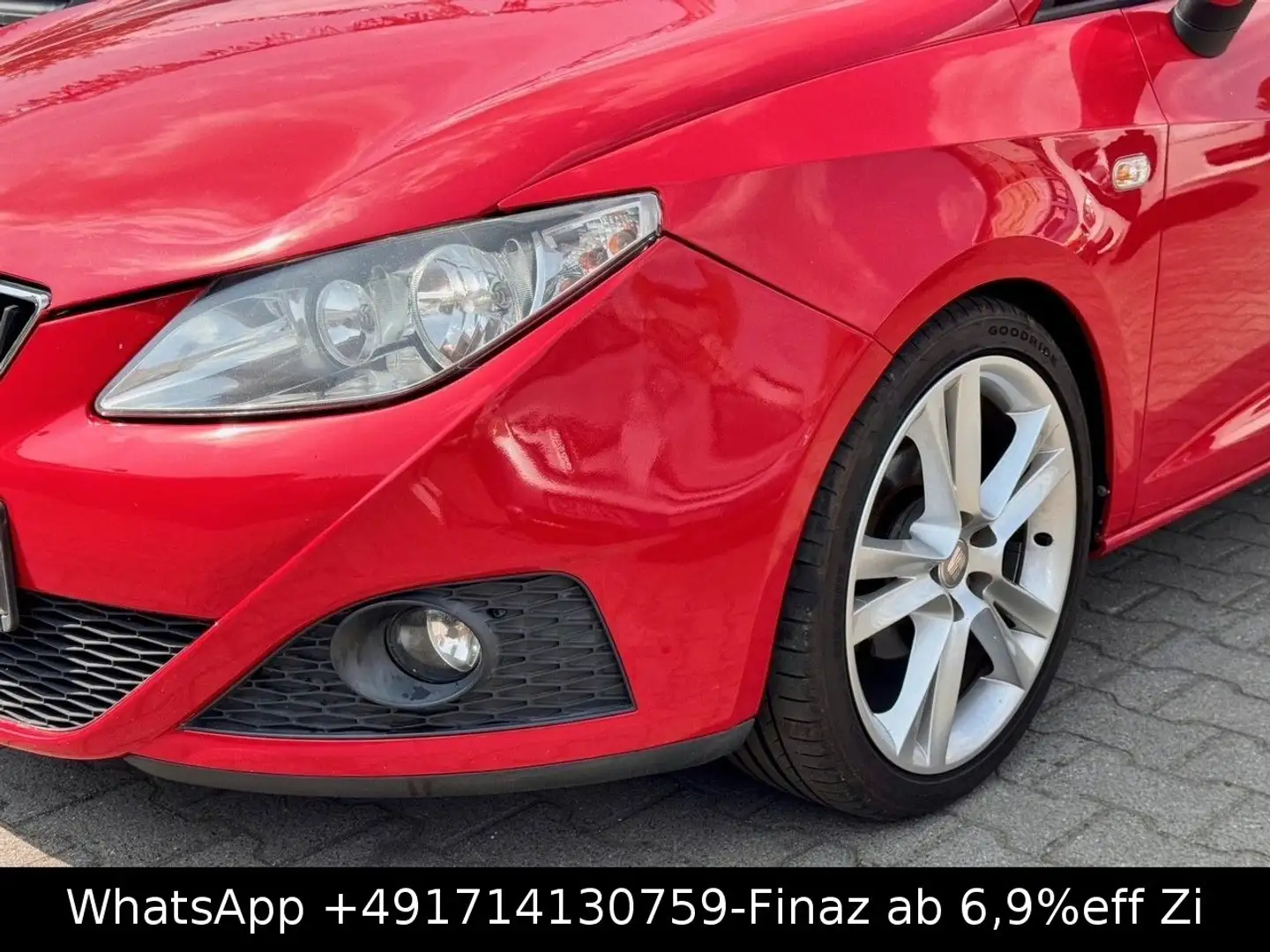SEAT Ibiza SC Sport-KLIMA-SHZG-SPORTFAHRWERK-17*ALUFE Rot - 2