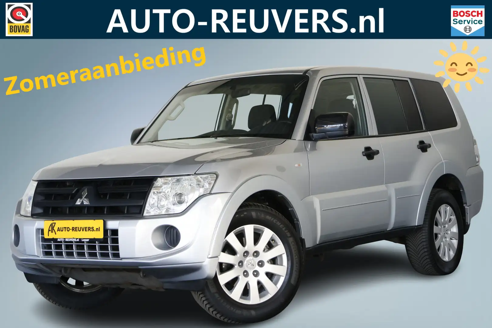 Mitsubishi Pajero 3.2 DI-D Instyle 4WD / Grijs kenteken / Airco / Au Zilver - 1