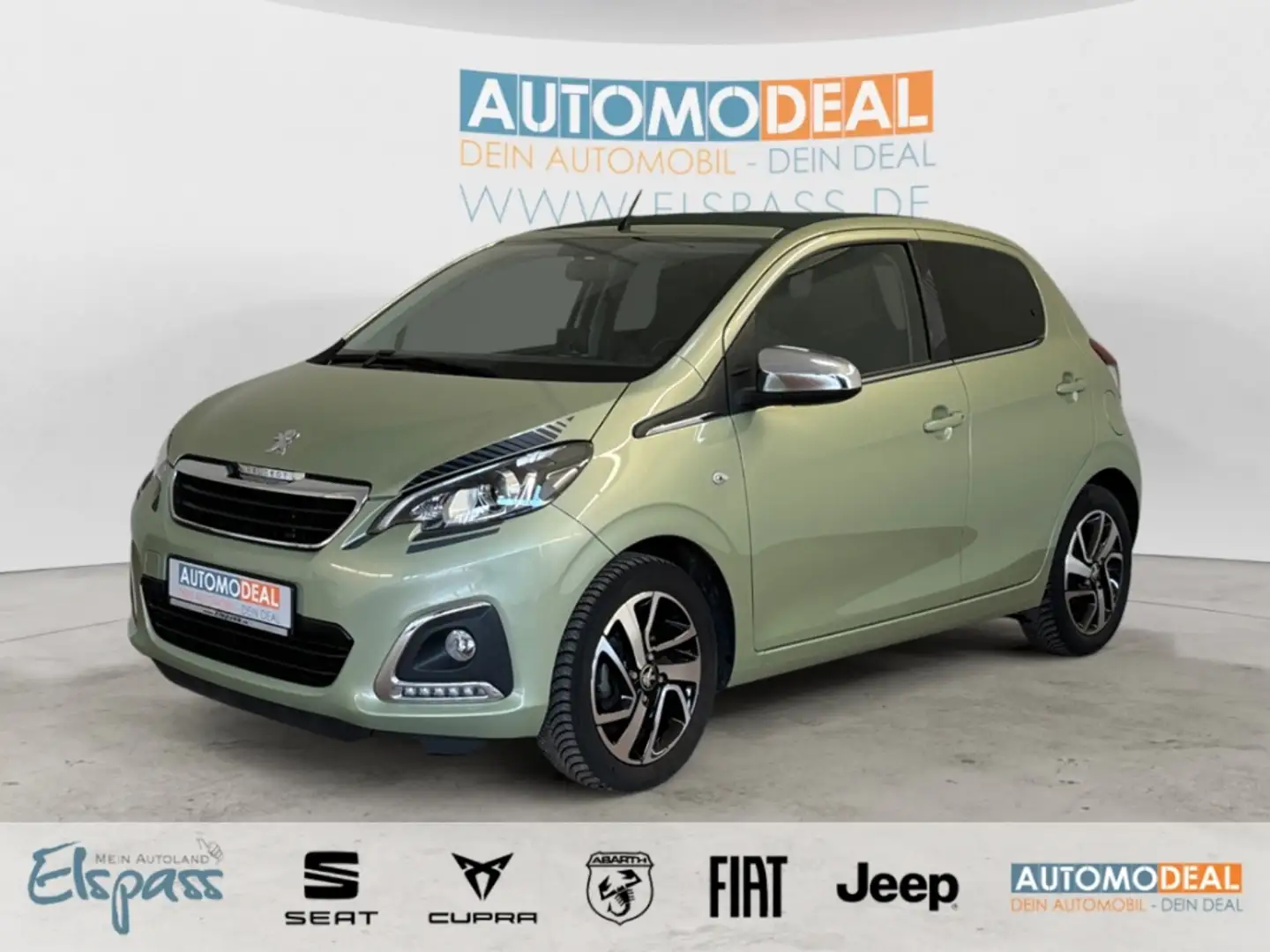 Peugeot 108 TOP! Collection FALTDACH  ALLWETTER SHZ APPLE/ANDR Zöld - 1