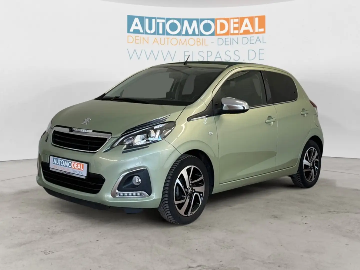 Peugeot 108 TOP! Collection FALTDACH  ALLWETTER SHZ APPLE/ANDR Zöld - 2