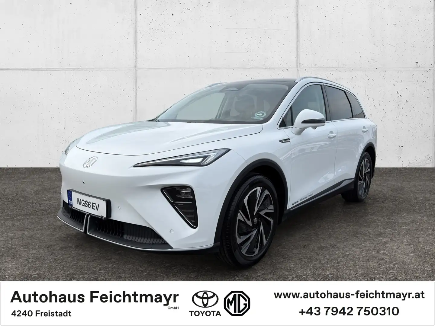 MG MGS6 EV MG S6 EV Luxury 2WD 77 kWh 530 km 5t. Weiß - 1