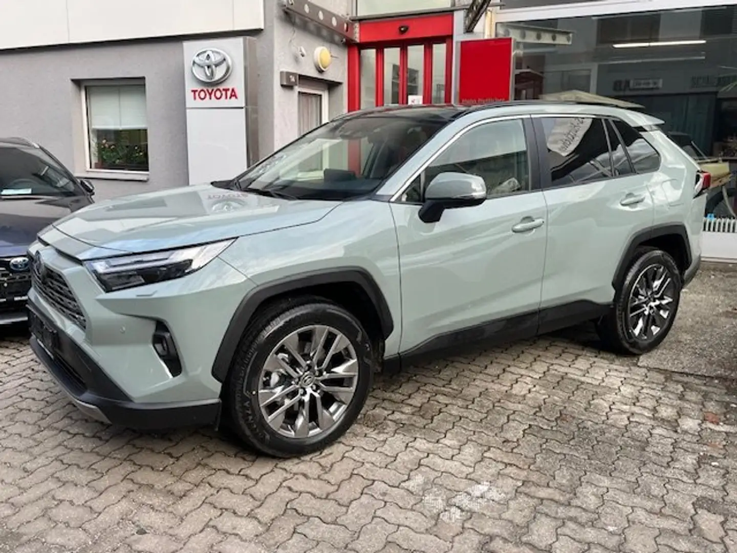 Toyota RAV 4 RAV4 2,5 Hybrid VIP AWD Glasdach Mwst. Grau - 2