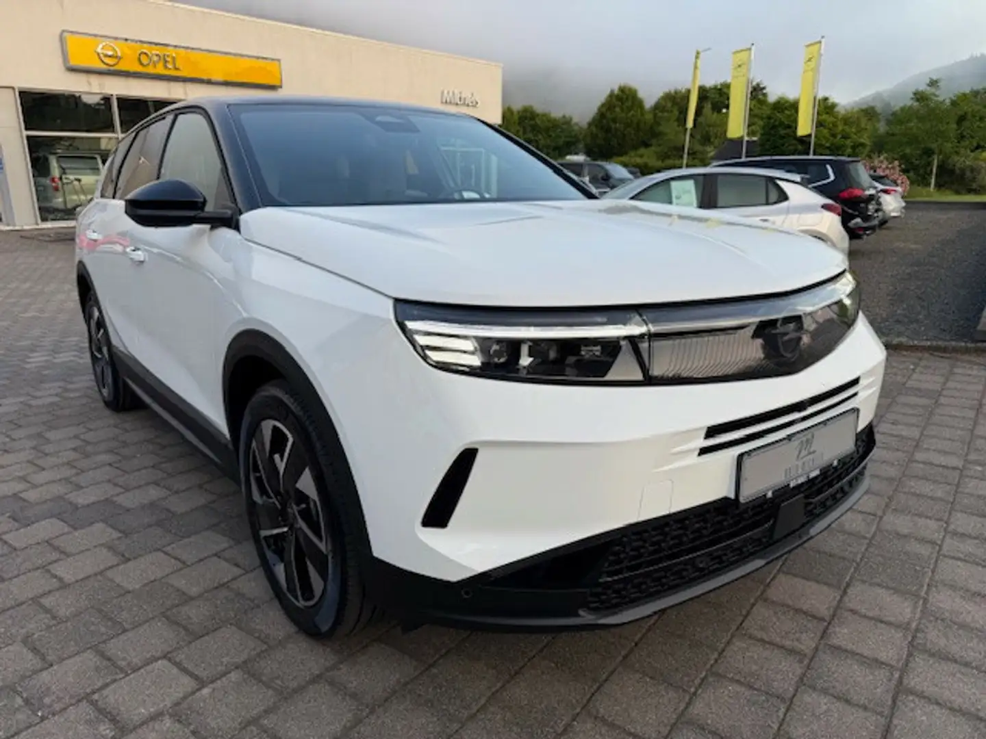 Opel Grandland 1.2 Turbo 48V Hybrid GS Blanc - 1