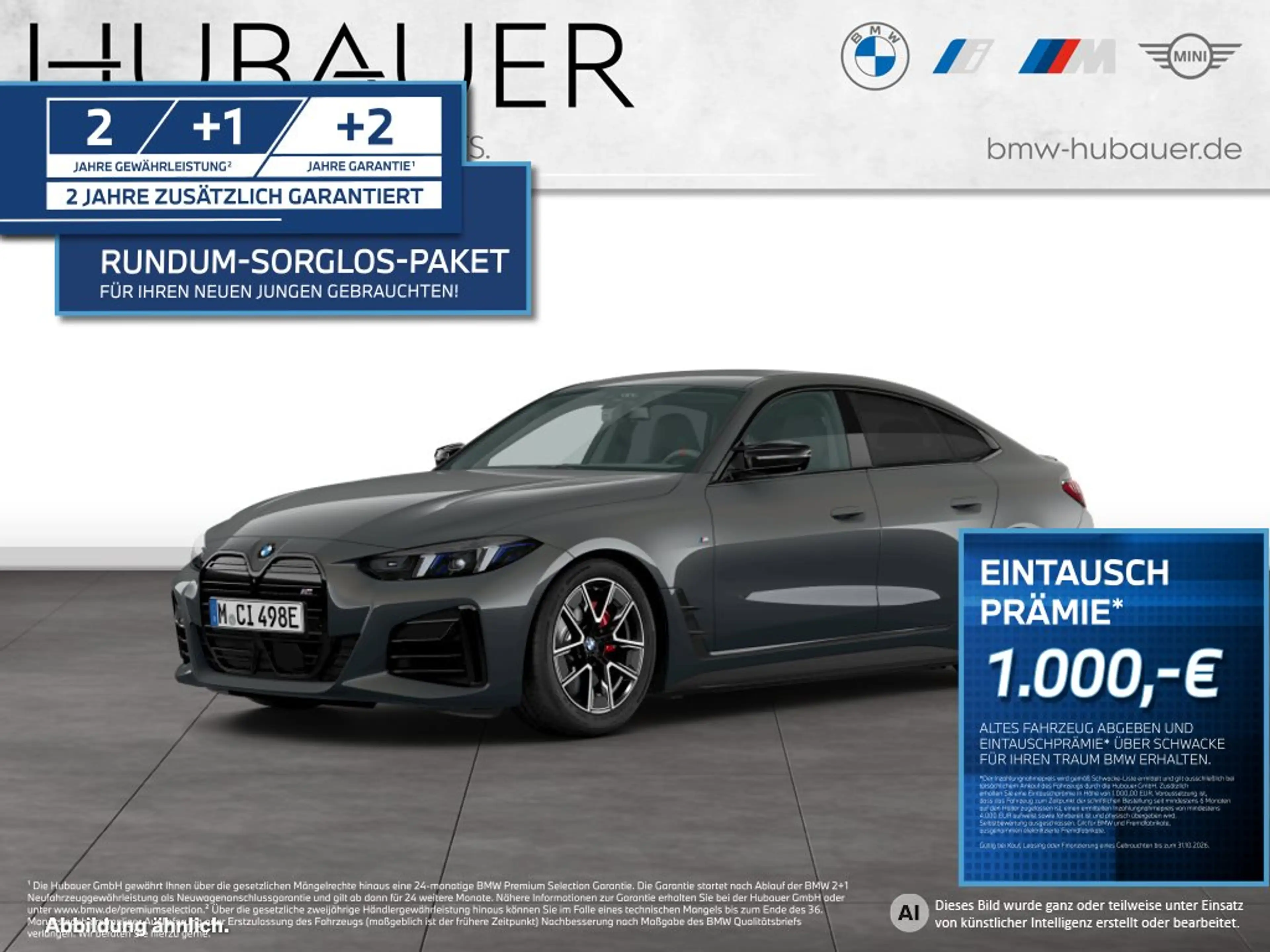 BMW i4 M60 xDrive Gran Coupé [M Sport Pro, AHK, HUD]