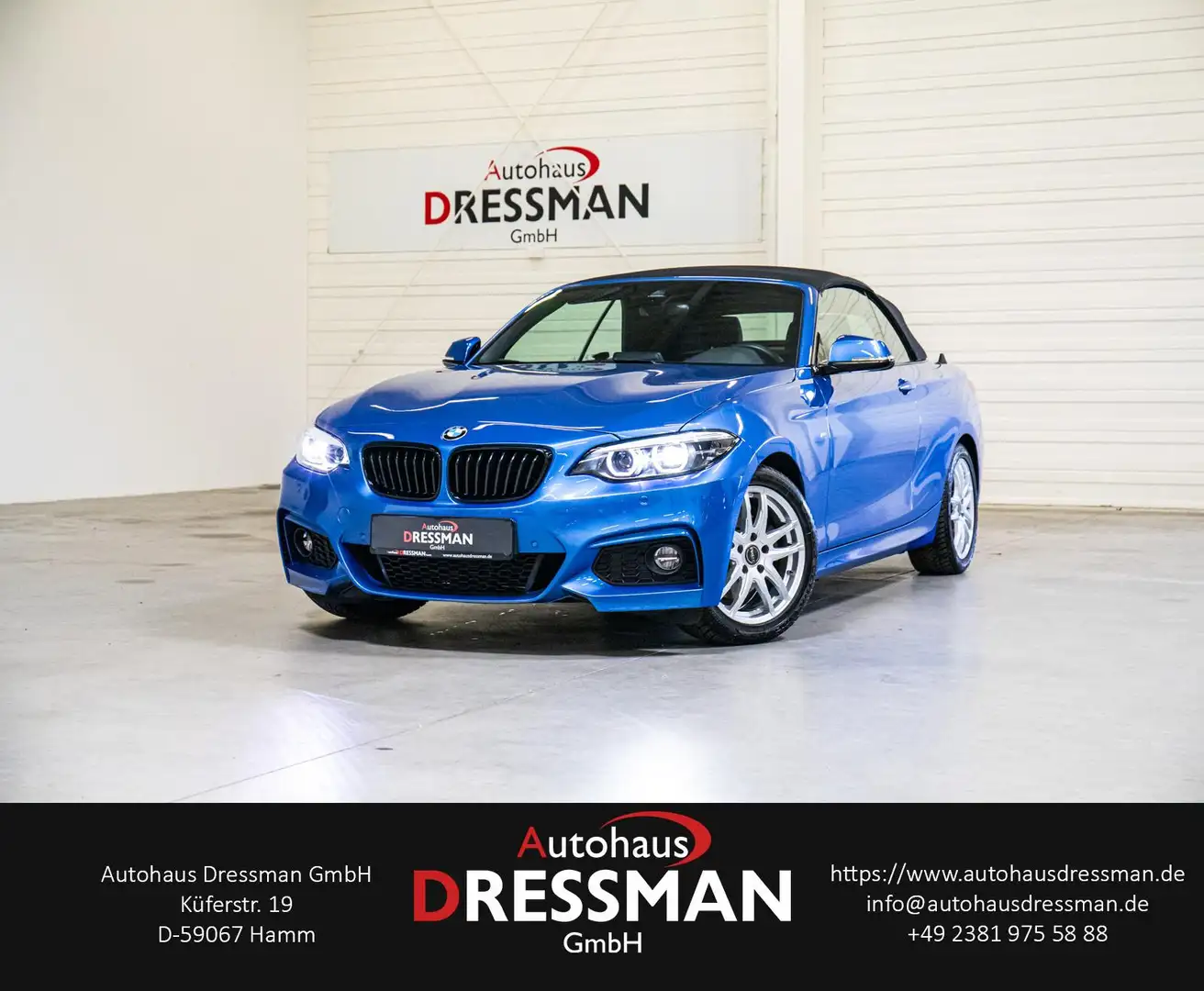 BMW 220 i Cabrio M Sport HARMAN-KARDON SITZHZ. LED Blue - 2