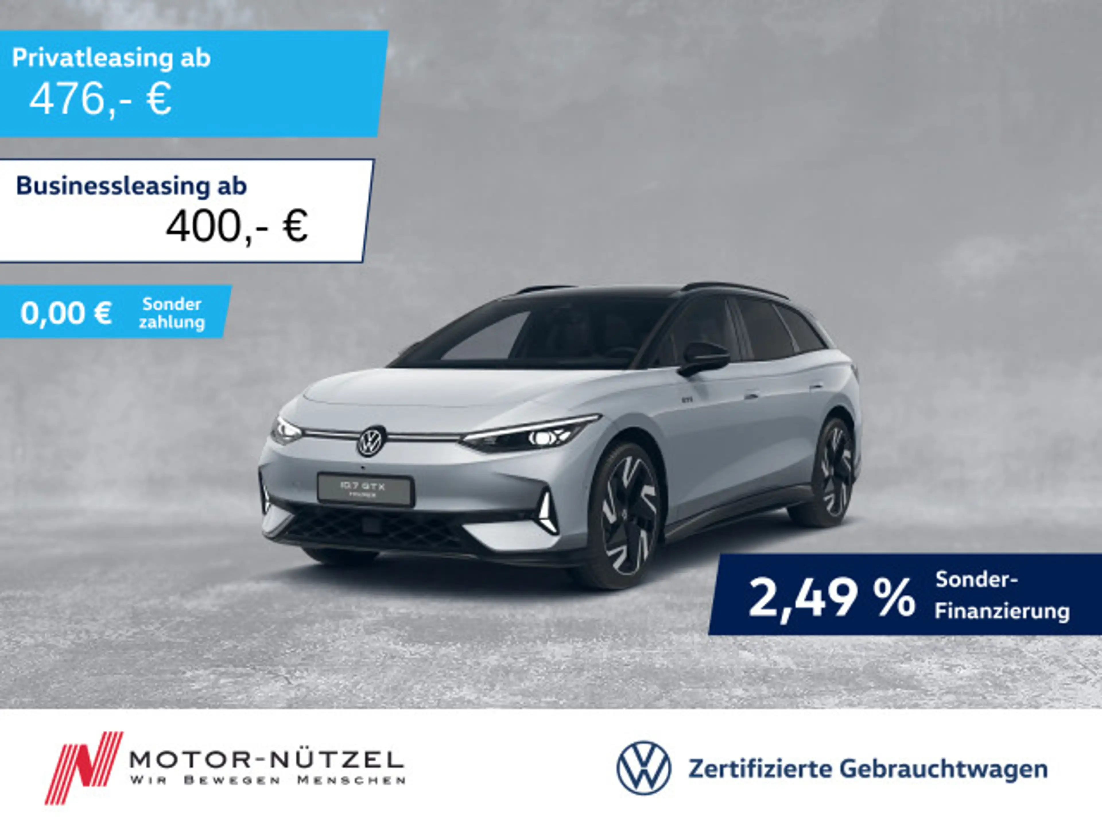 Volkswagen ID.7 Tourer GTX 4M 5JG+AHK+PANO+HARMAN+HuD+360°