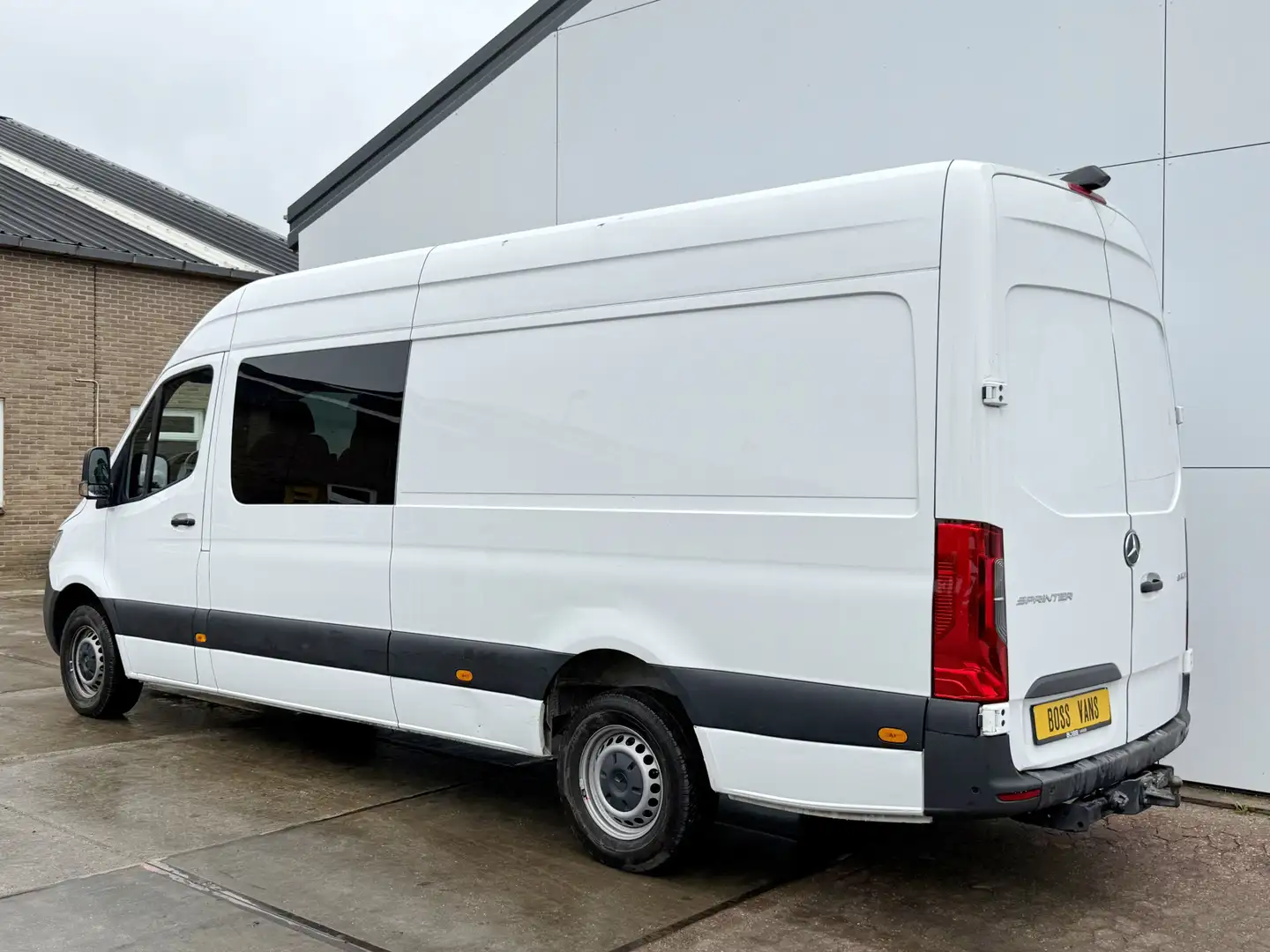 Mercedes-Benz Sprinter 319 1.9 CDI Automaat L3H2 Dubbele Cabine Mercedes Wit - 2