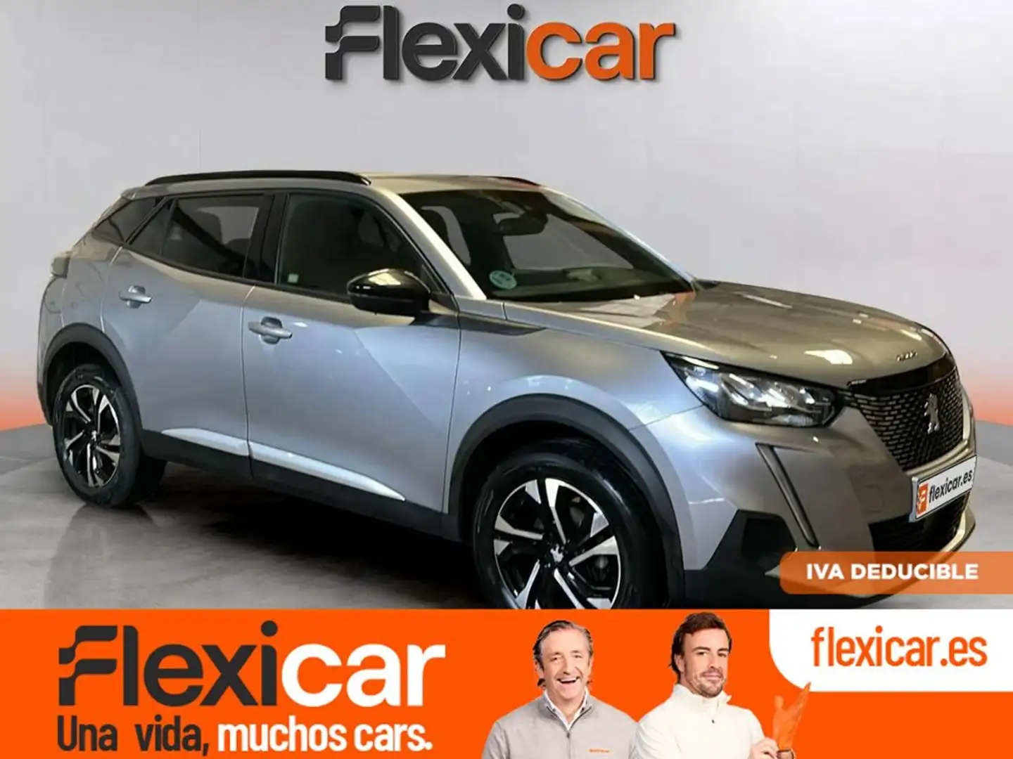 Peugeot 2008 1.2 PureTech S&S Allure EAT8 130 Gris - 1